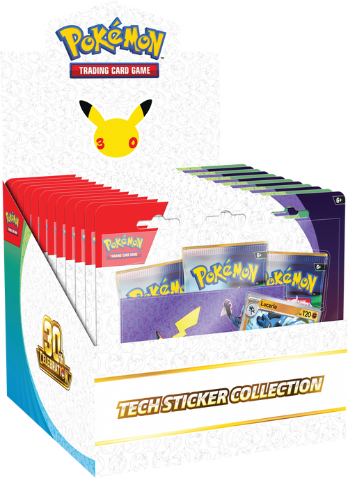 Pokémon TCG 30th Celebration Tech Sticker Collection